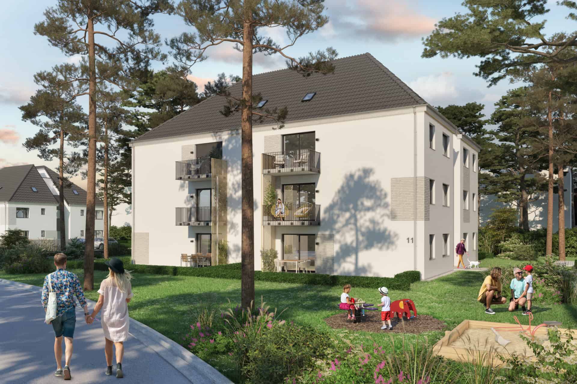 Wohnprojekt 4 Trees Wustermark im Berliner Speckgürtel - C&P Immobilien AG