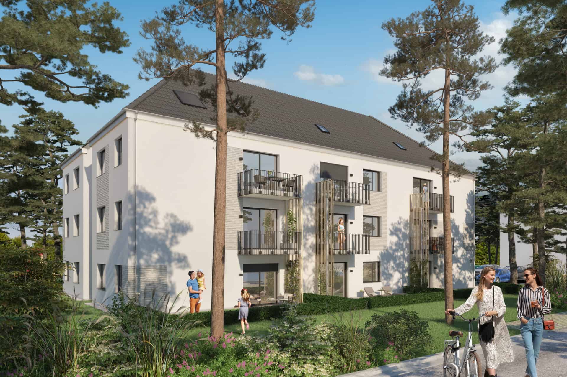 Wohnprojekt 4Trees Wustermark im Berliner Speckgürtel - C&P Immobilien AG