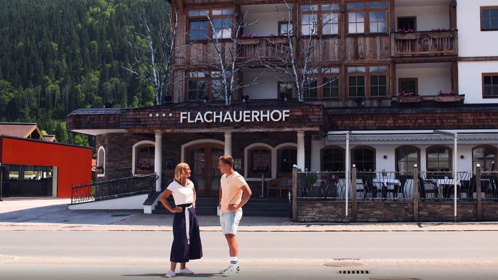 Hotel Flachauerhof mit Michaela Kirchgasser und Josef Ferstl