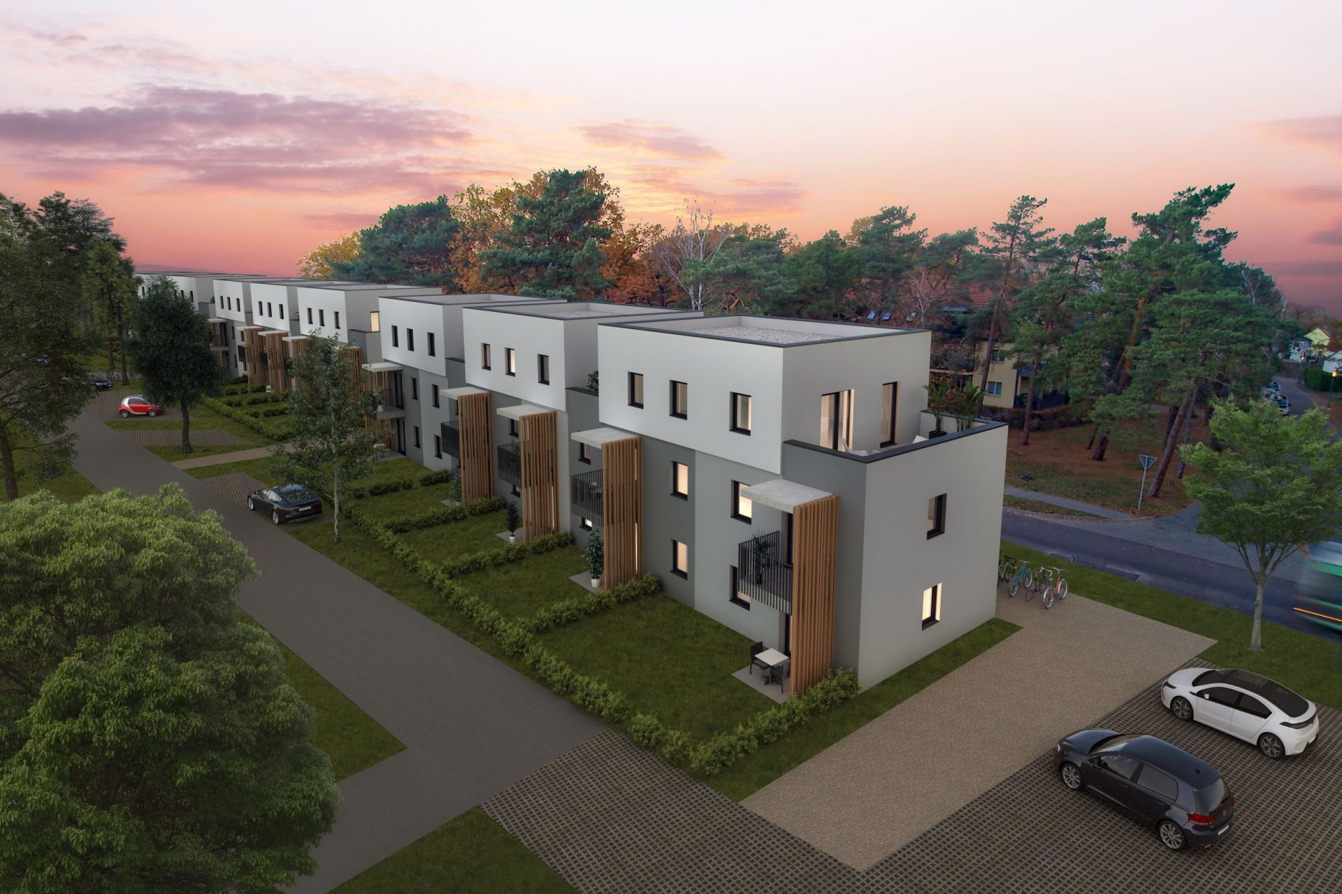 Wohnprojekt 4 Trees in Wustermark im Berliner Speckgürtel - C&P Immobilien AG