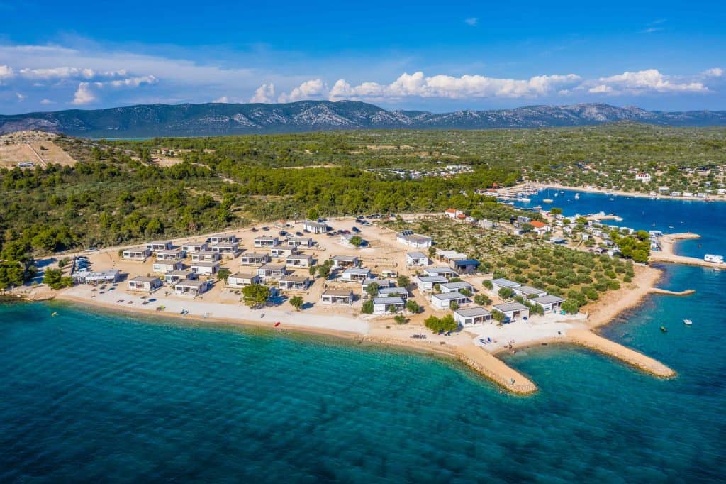 Mobile Home in der Resortanlage Buqez in Kroatien