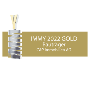 IMMY 2022 GOLD Bauträger Auszeichnung
