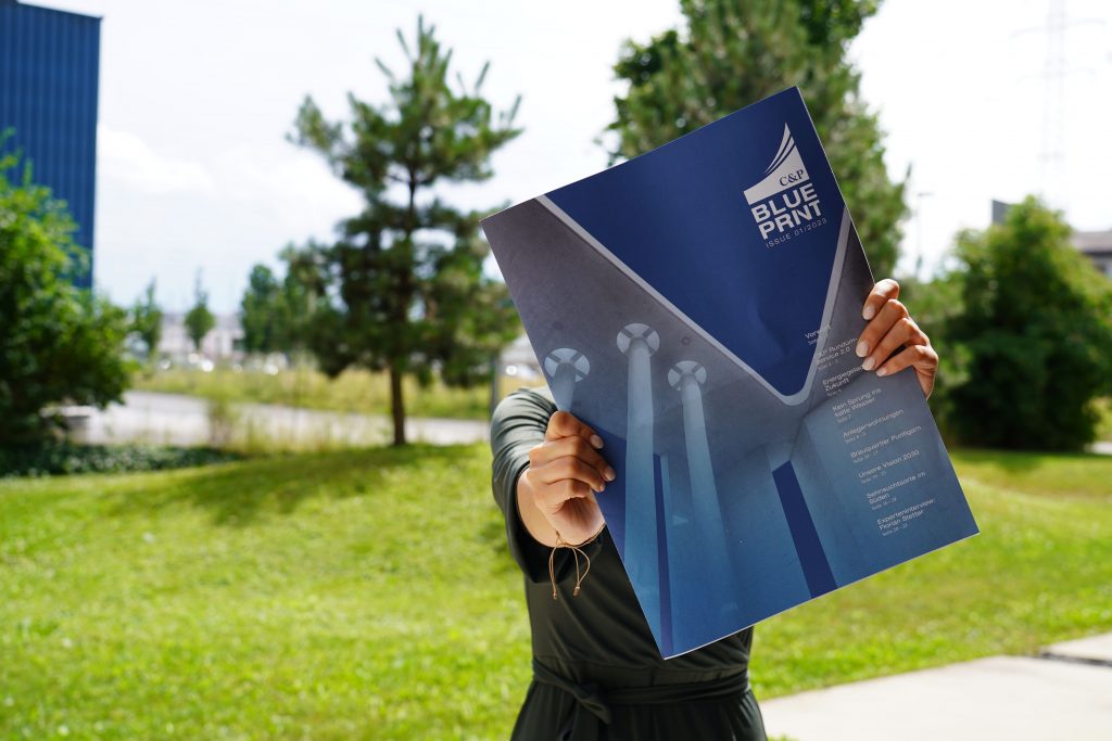 C&P Zeitung BluePrint